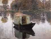 Claude Monet The Studio boat
